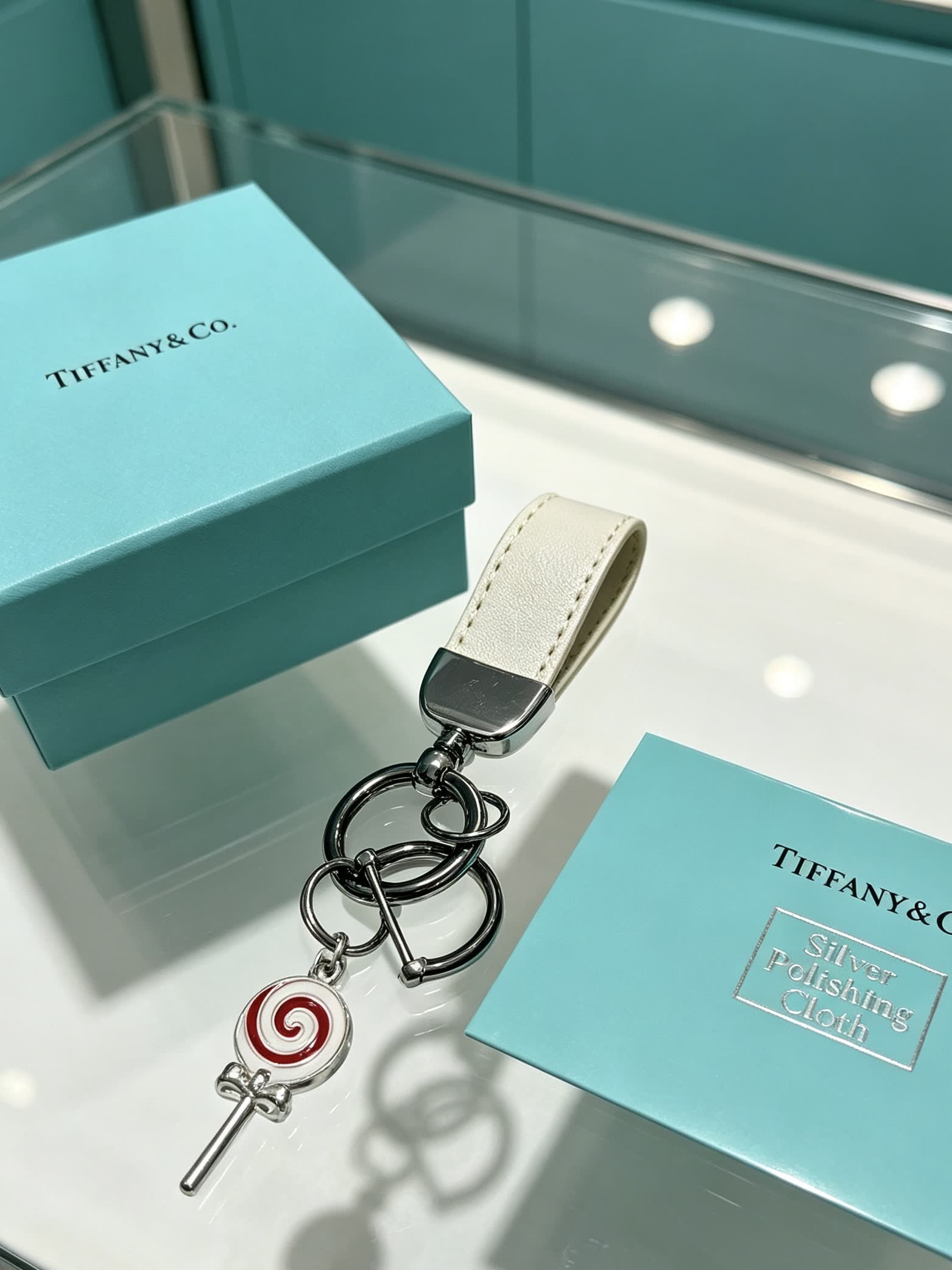 Tiffany & Co. Lollipop Keychain